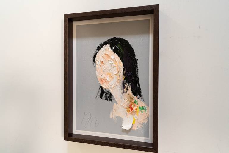 Original Abstract People Painting by Tomoya Nakano