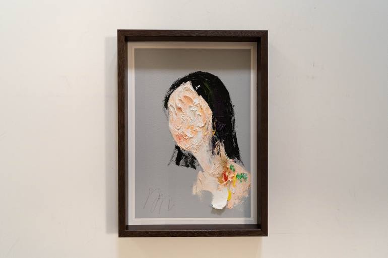 Original Abstract People Painting by Tomoya Nakano