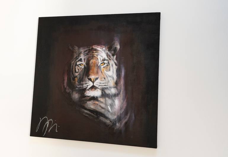 Original Abstract Animal Painting by Tomoya Nakano