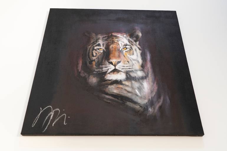 Original Abstract Animal Painting by Tomoya Nakano