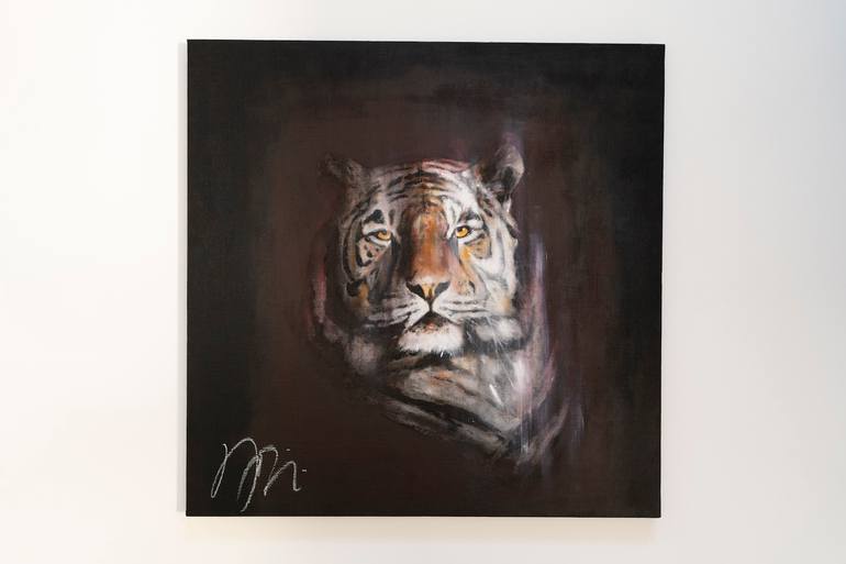 Original Abstract Animal Painting by Tomoya Nakano