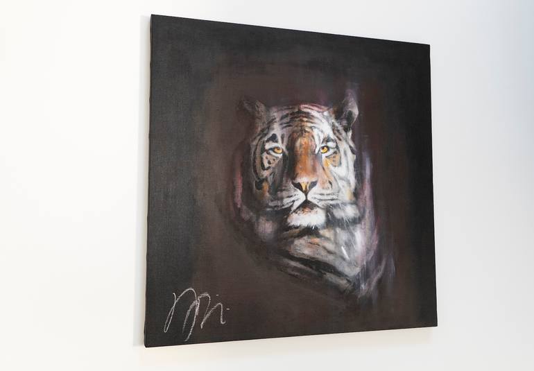 Original Abstract Animal Painting by Tomoya Nakano