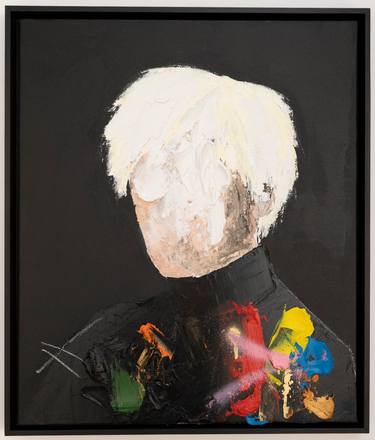 Original Abstract Men Painting by Tomoya Nakano