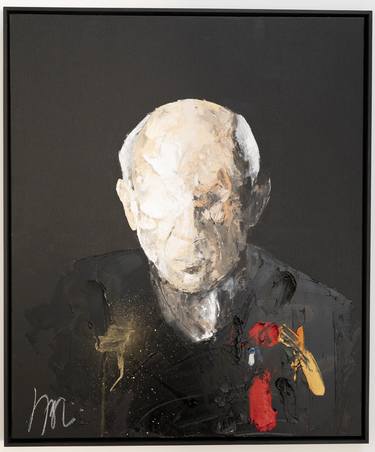 Original Abstract Men Paintings by Tomoya Nakano