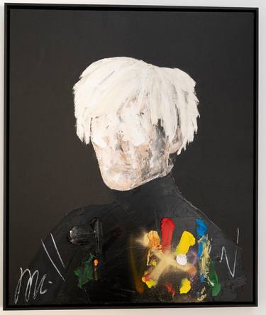 Original Abstract Men Painting by Tomoya Nakano