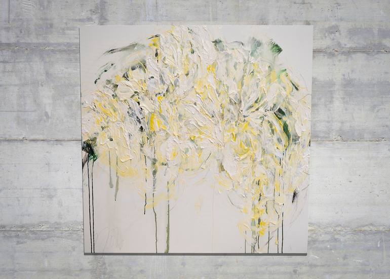 Original Abstract Floral Painting by Tomoya Nakano