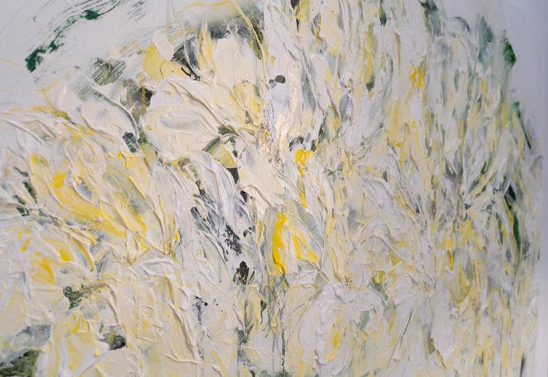 Original Abstract Floral Painting by Tomoya Nakano