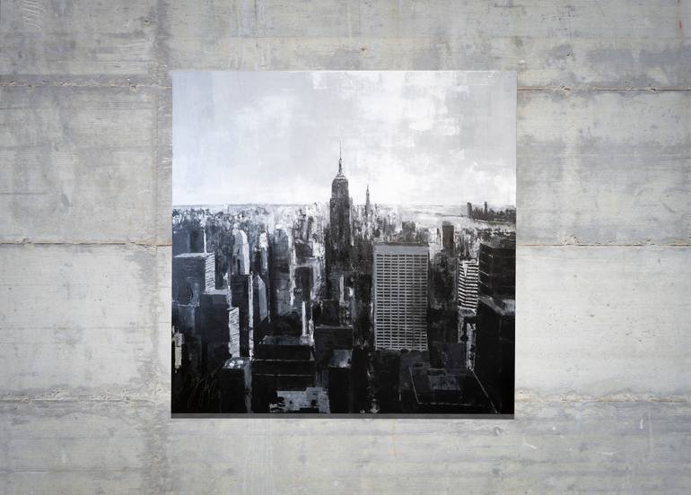 Original Abstract Landscape Painting by Tomoya Nakano