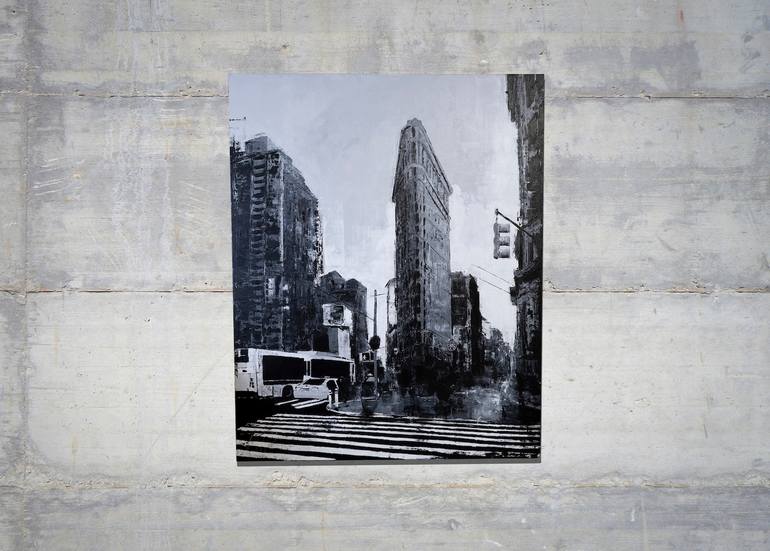 Original Abstract Landscape Painting by Tomoya Nakano