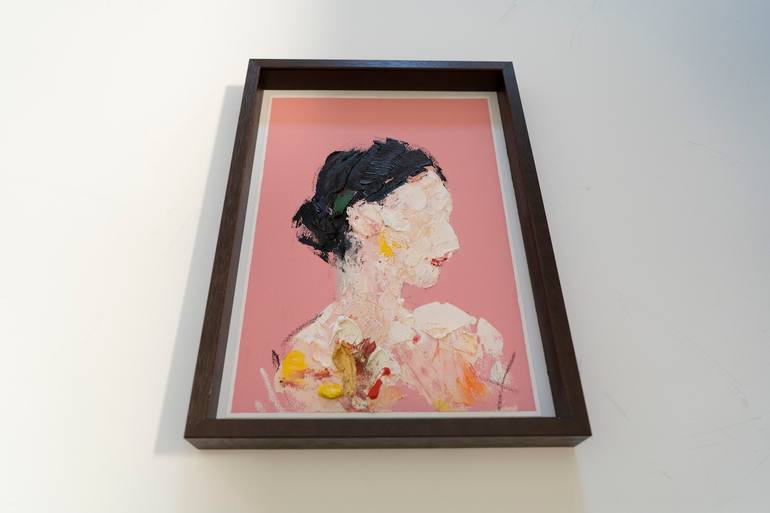 Original Abstract Women Painting by Tomoya Nakano