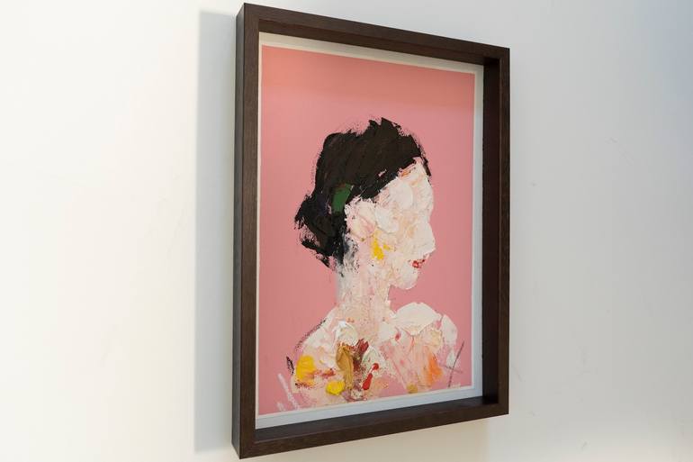 Original Abstract Women Painting by Tomoya Nakano