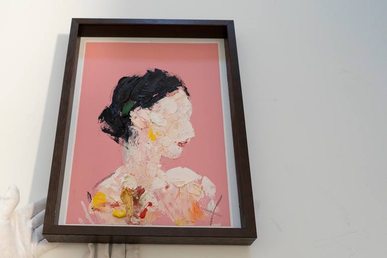 Original Abstract Women Painting by Tomoya Nakano