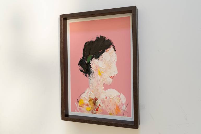 Original Abstract Women Painting by Tomoya Nakano