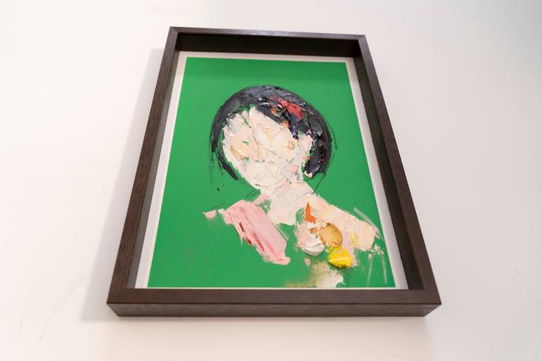 Original Abstract Women Painting by Tomoya Nakano