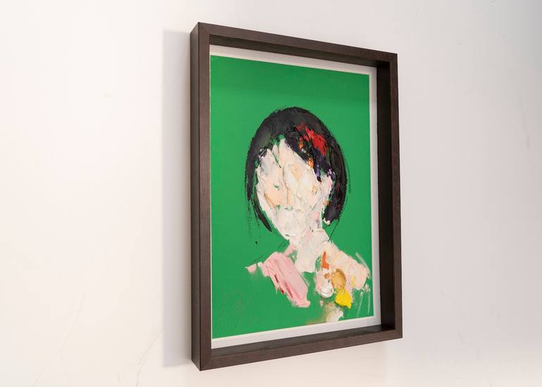 Original Abstract Women Painting by Tomoya Nakano
