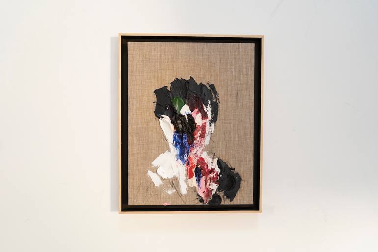 Original Abstract Men Painting by Tomoya Nakano