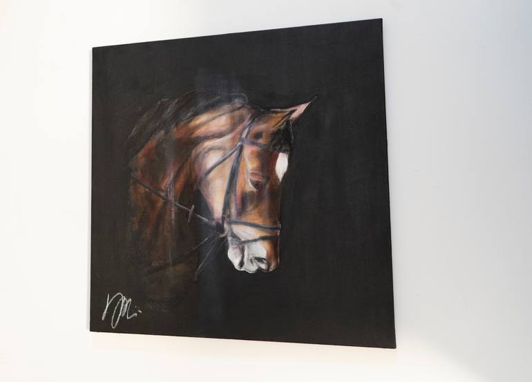 Original Contemporary Horse Painting by Tomoya Nakano