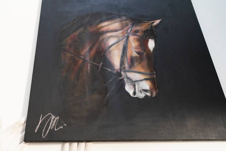 Original Contemporary Horse Painting by Tomoya Nakano