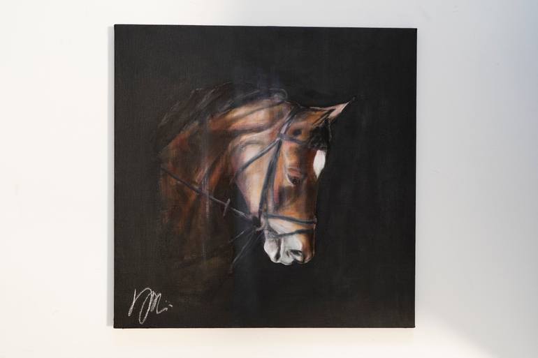 Original Contemporary Horse Painting by Tomoya Nakano