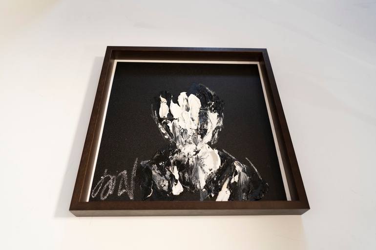 Original Abstract Men Painting by Tomoya Nakano
