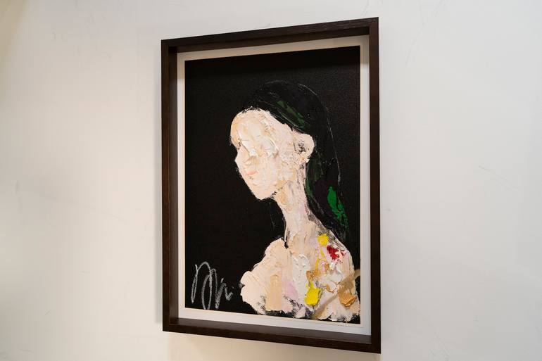 Original Abstract Women Painting by Tomoya Nakano