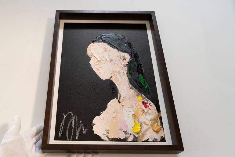 Original Abstract Women Painting by Tomoya Nakano