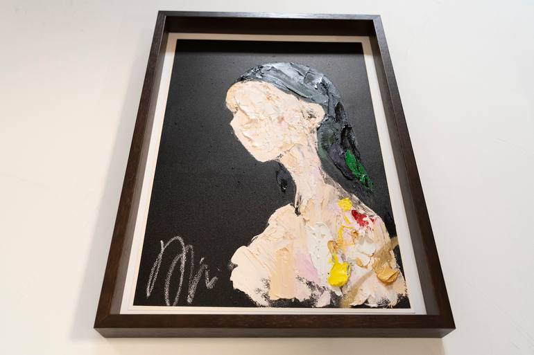 Original Abstract Women Painting by Tomoya Nakano