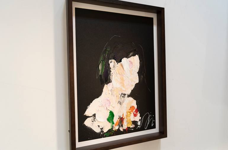 Original Abstract People Painting by Tomoya Nakano