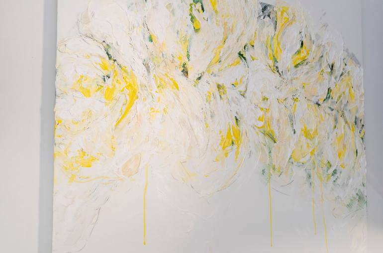 Original Abstract Floral Painting by Tomoya Nakano