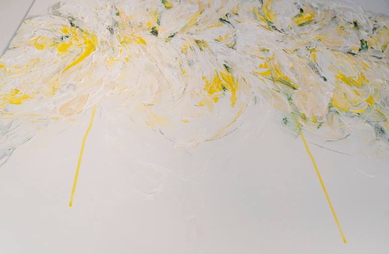 Original Abstract Floral Painting by Tomoya Nakano
