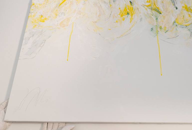 Original Abstract Floral Painting by Tomoya Nakano