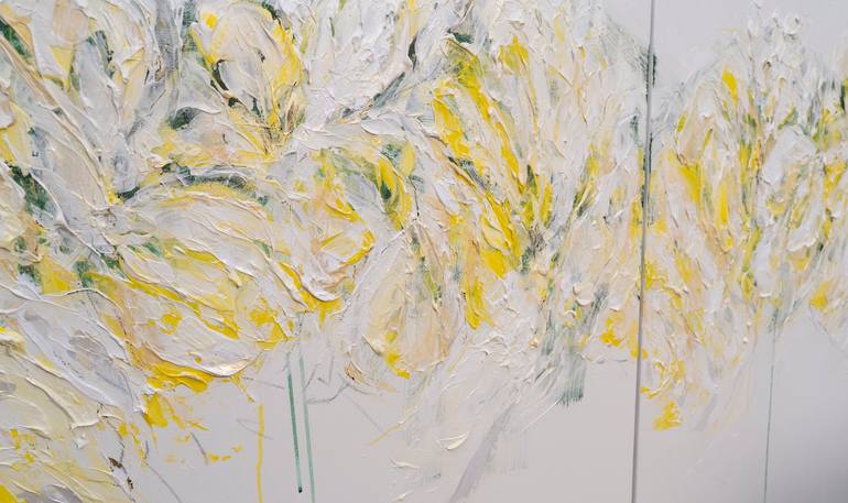 Original Abstract Floral Painting by Tomoya Nakano