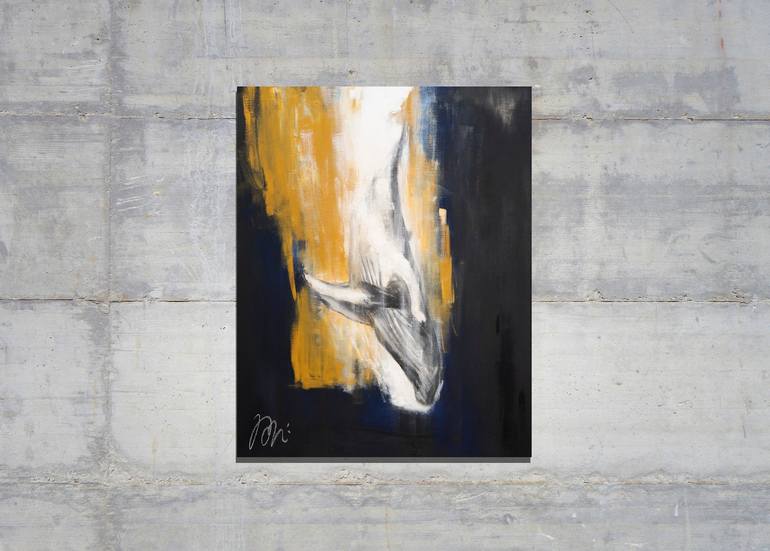 Original Abstract Animal Painting by Tomoya Nakano