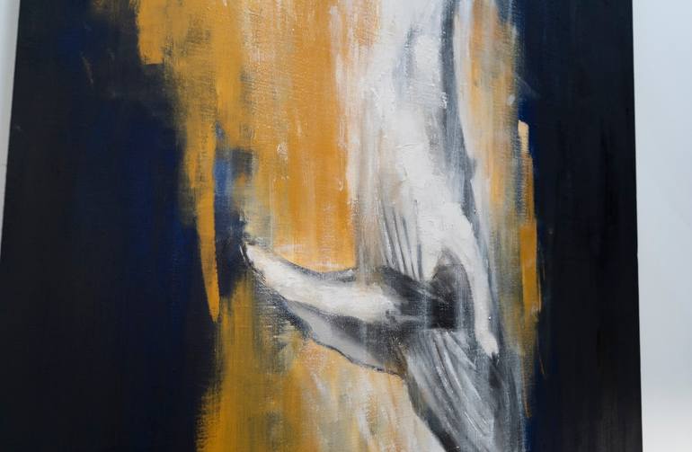 Original Abstract Animal Painting by Tomoya Nakano
