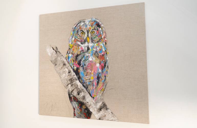 Original Abstract Animal Painting by Tomoya Nakano