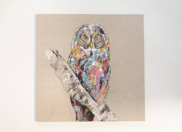 Original Abstract Animal Painting by Tomoya Nakano