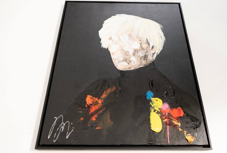 Original Abstract People Painting by Tomoya Nakano