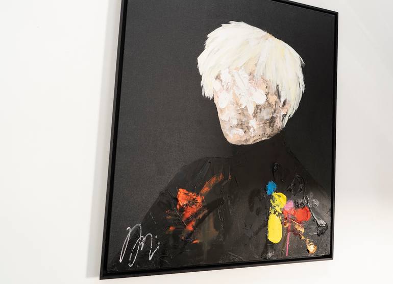 Original Abstract People Painting by Tomoya Nakano