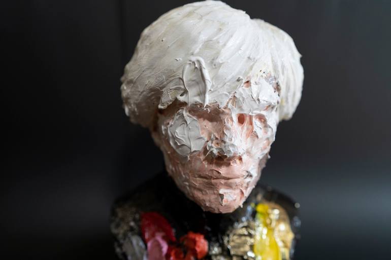 Original Abstract People Sculpture by Tomoya Nakano