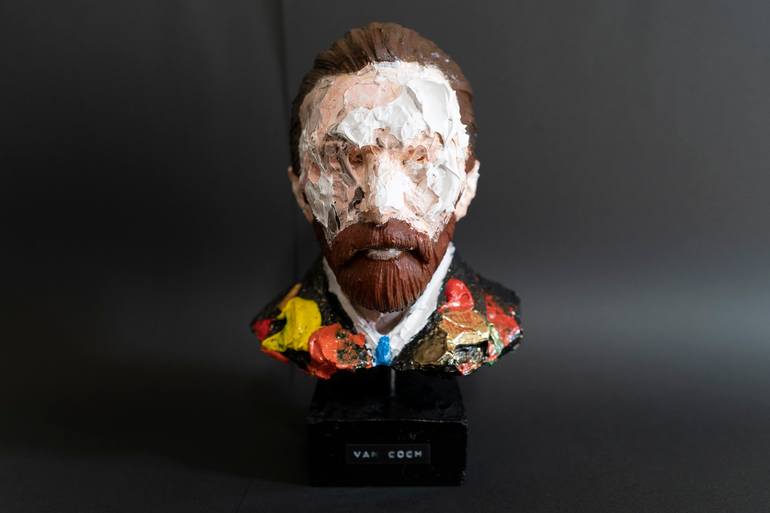 Original Abstract Men Sculpture by Tomoya Nakano