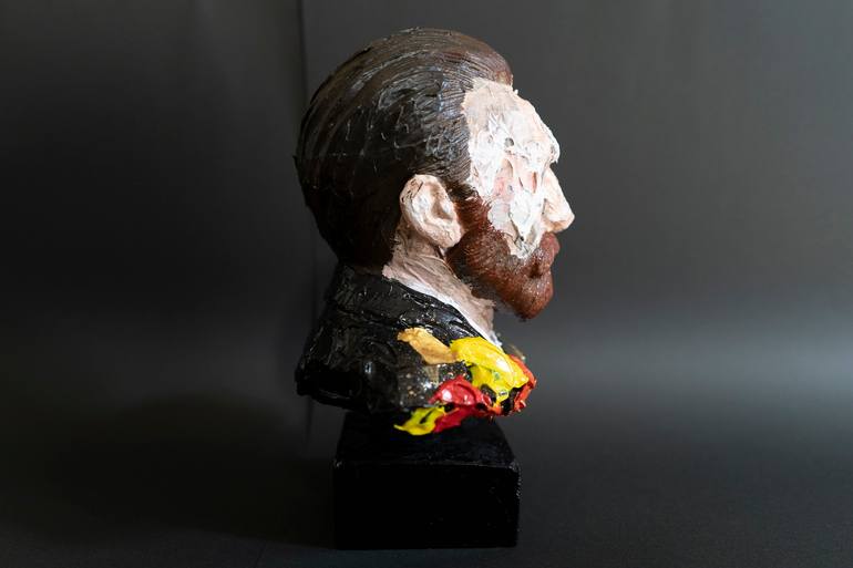 Original Abstract Men Sculpture by Tomoya Nakano