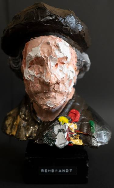 Original Abstract Men Sculpture by Tomoya Nakano