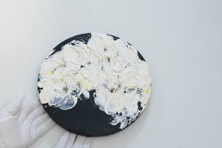 Original Abstract Floral Painting by Tomoya Nakano
