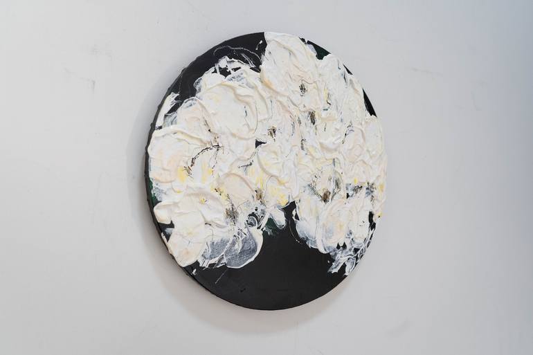 Original Abstract Floral Painting by Tomoya Nakano