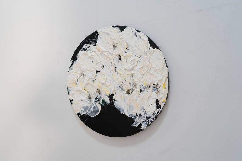 Original Abstract Floral Painting by Tomoya Nakano
