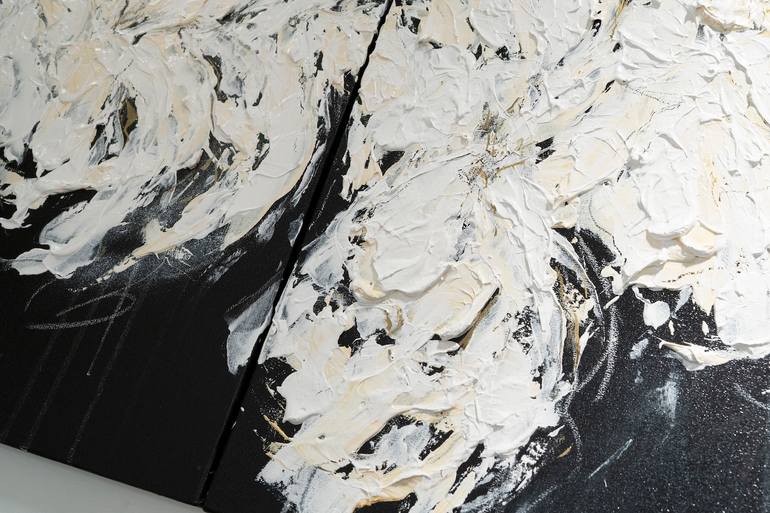 Original Abstract Floral Painting by Tomoya Nakano