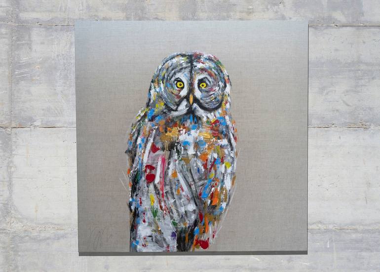 Original Abstract Animal Painting by Tomoya Nakano