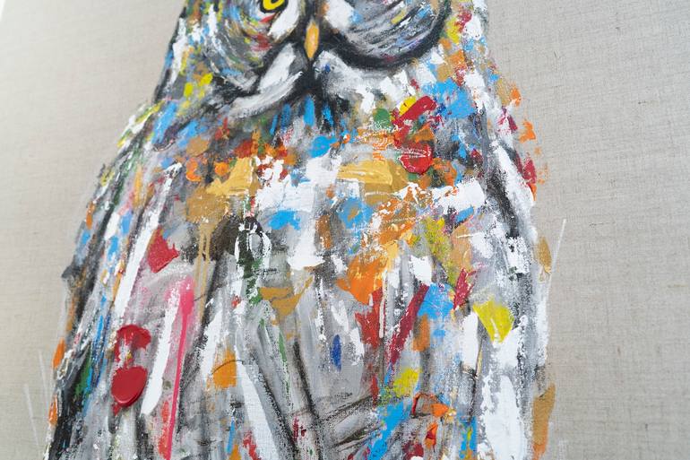 Original Abstract Animal Painting by Tomoya Nakano