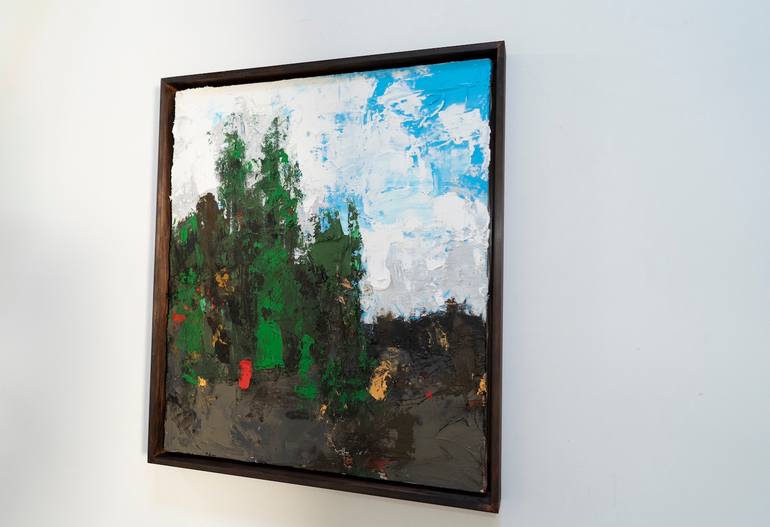 Original Abstract Landscape Painting by Tomoya Nakano