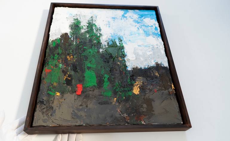 Original Abstract Landscape Painting by Tomoya Nakano